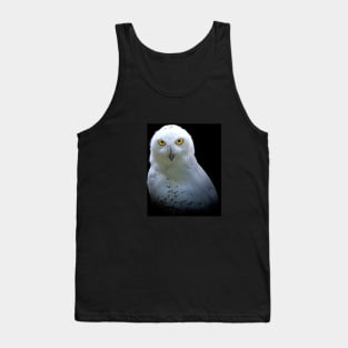 Owl Bird Animal Wildlife Forest Nature Flight Digital Painting Tank Top